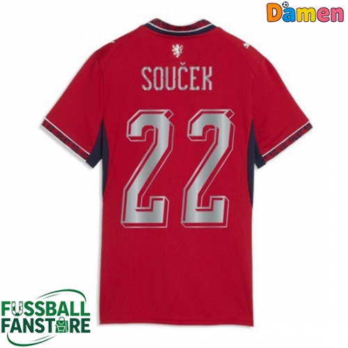 Tschechische Republik Tomas Soucek #22 Replik Heimtrikot Damen WM 2026 Kurzarm